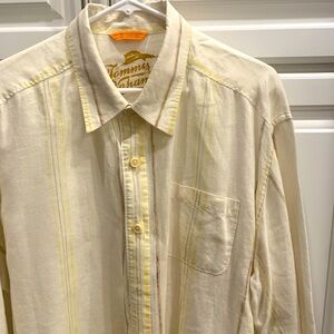 XL Cream colored Tommy Bahama shirt